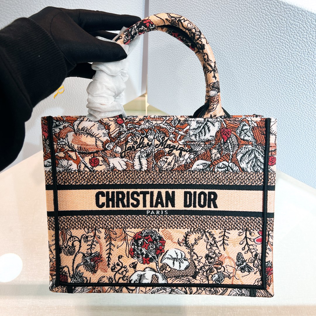 10A + top quality Small Dior Book Tote 1265 DLAM012 26.5cm
