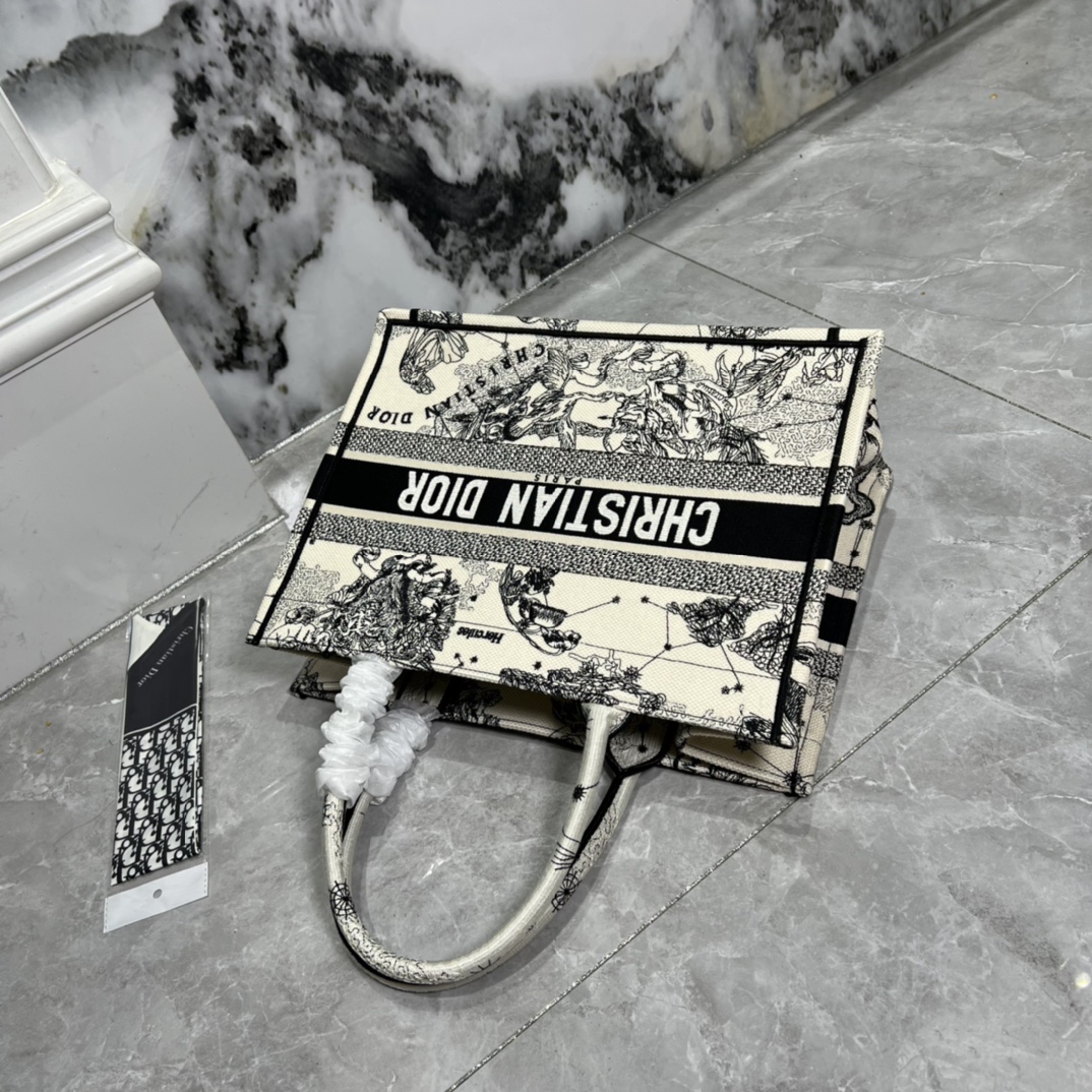 10A + top quality Medium Dior Book Tote 0175 XB022 36cm