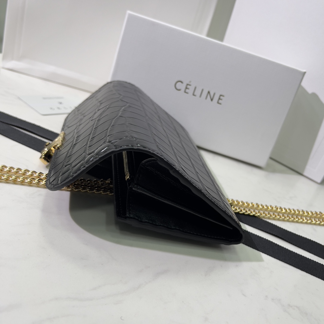 Celine CLAUDE Chain Bag 1960 LM59 19cm