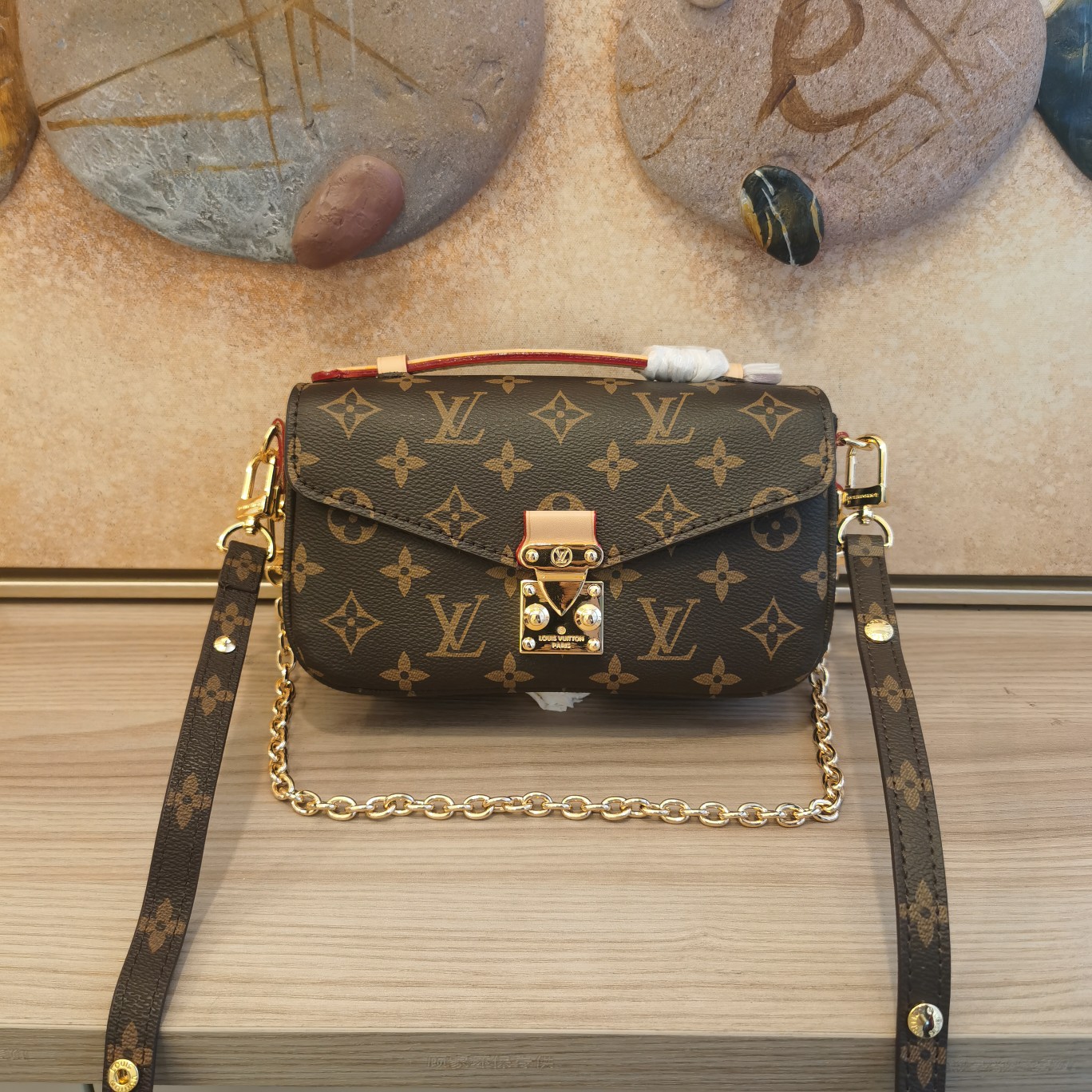 LV POCHETTE MÉTIS EAST WEST BAG M46279 LM031 21.5cm