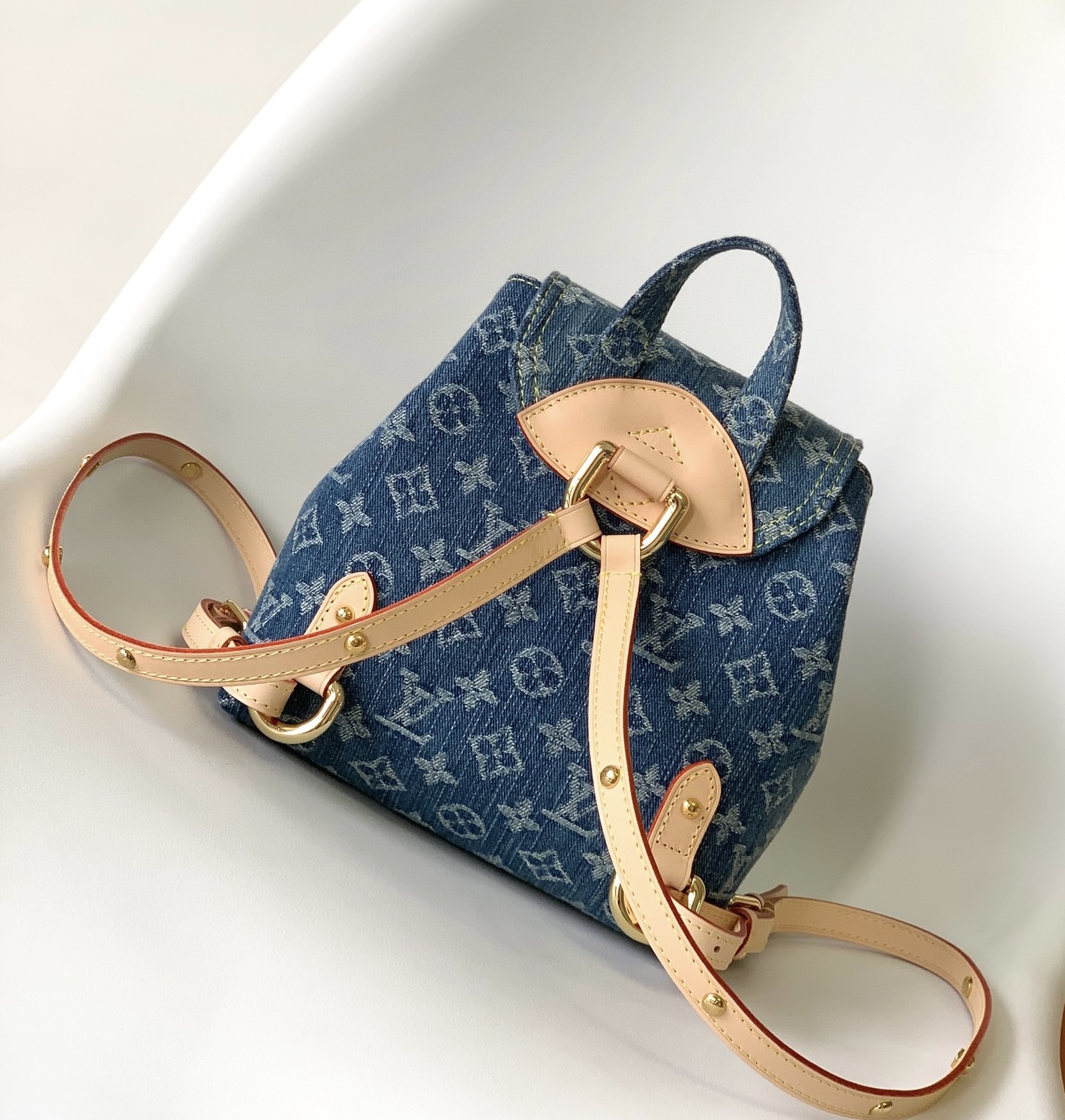 Louis Vuitton LV VENICE Denim Backpack Bag M46836(Replica)