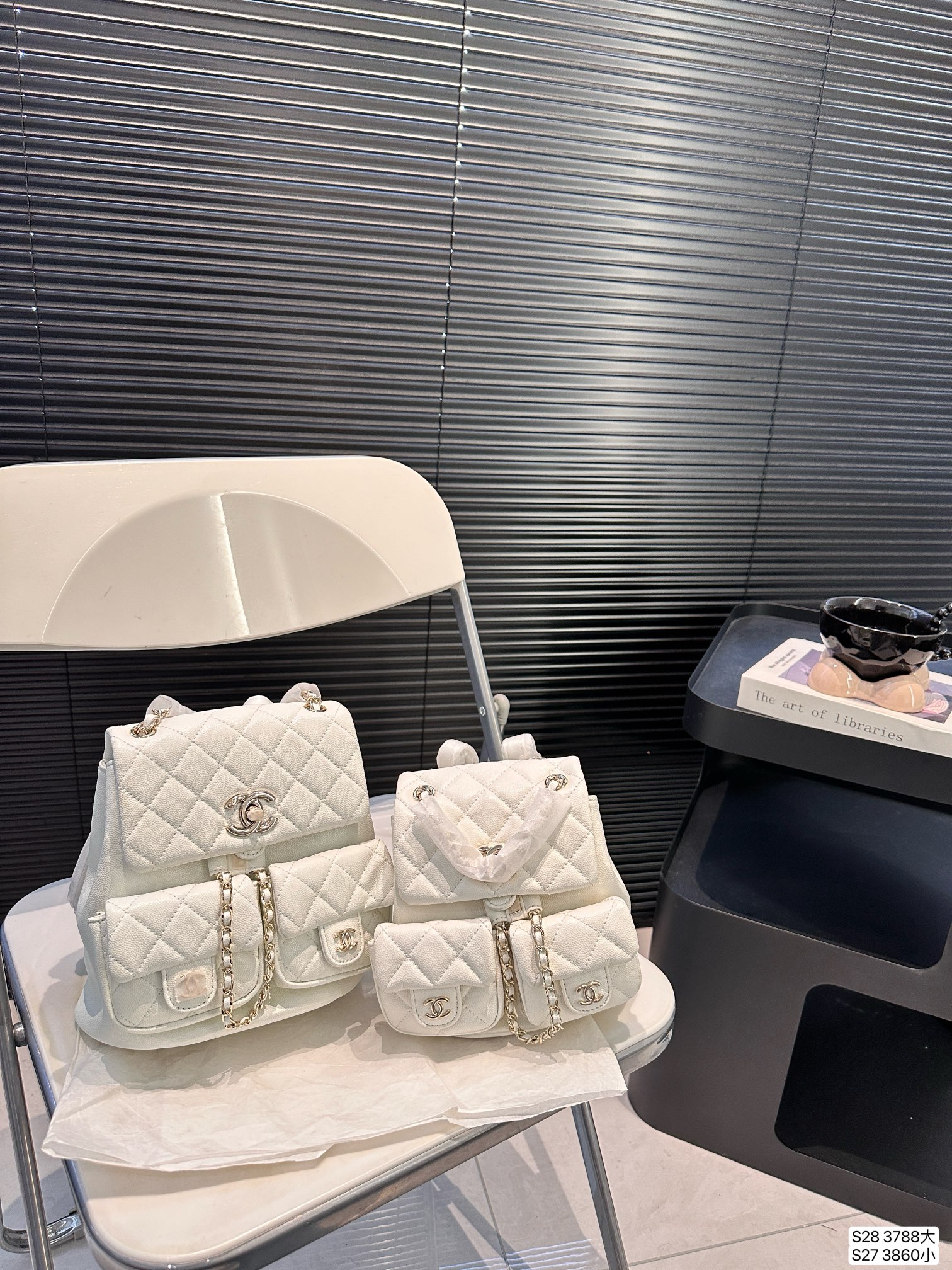 Chanel Backpack 3788 LLS002 17-20cm