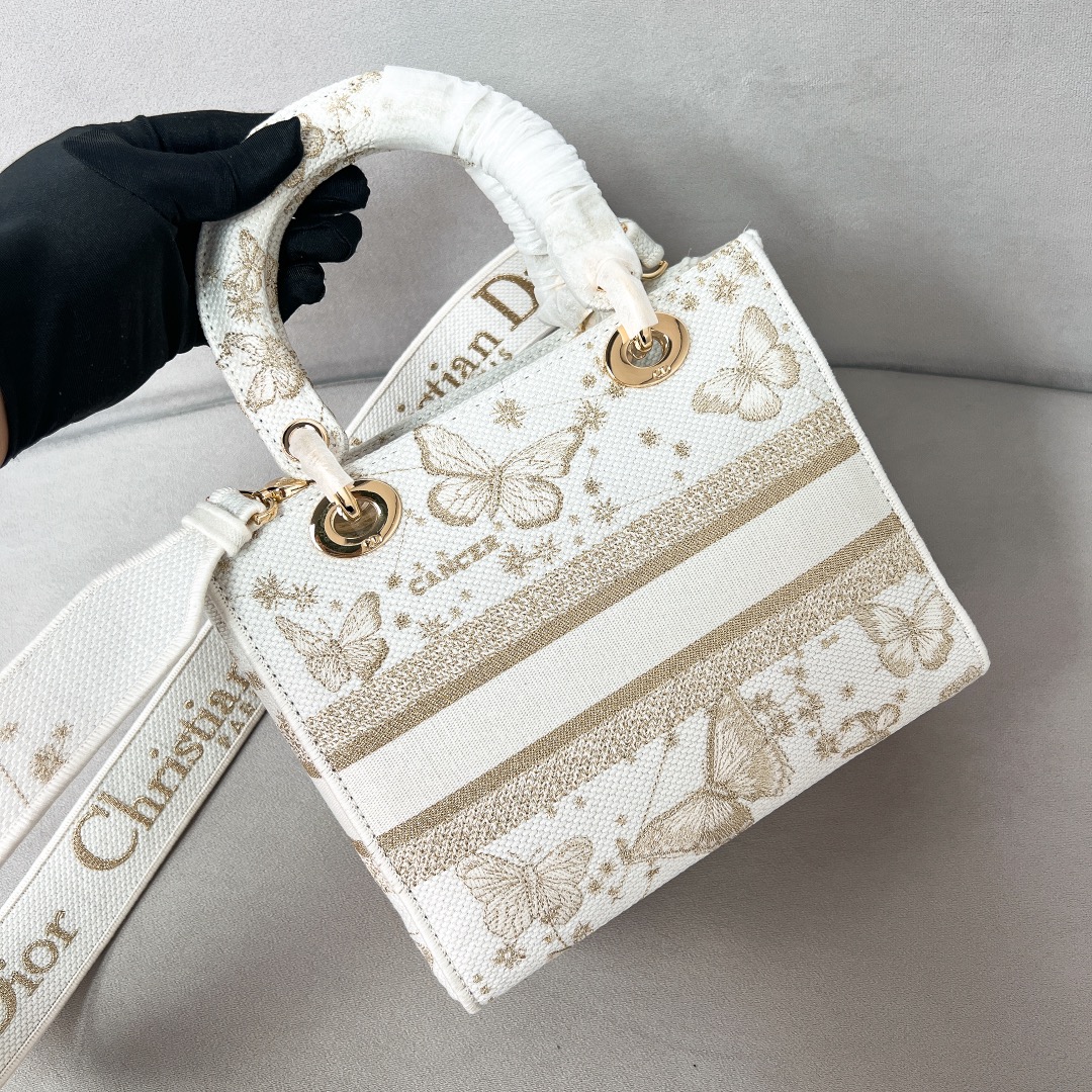 10A + top quality Dior Lady D-Lite Bag 9921 LM082 17cm