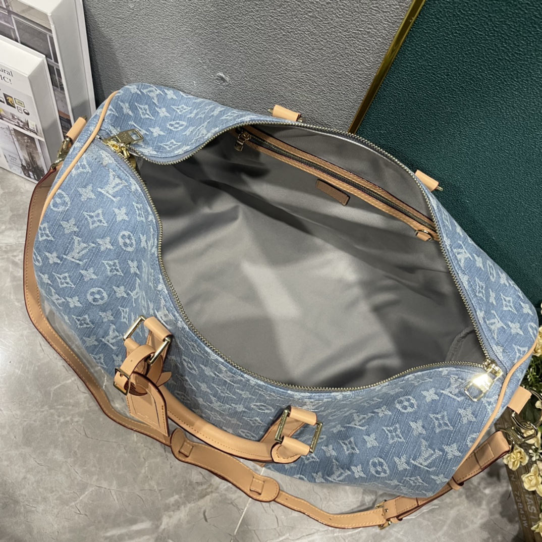 LV Keepall Bandoulière 50 Bag M25334 LM012 50cm