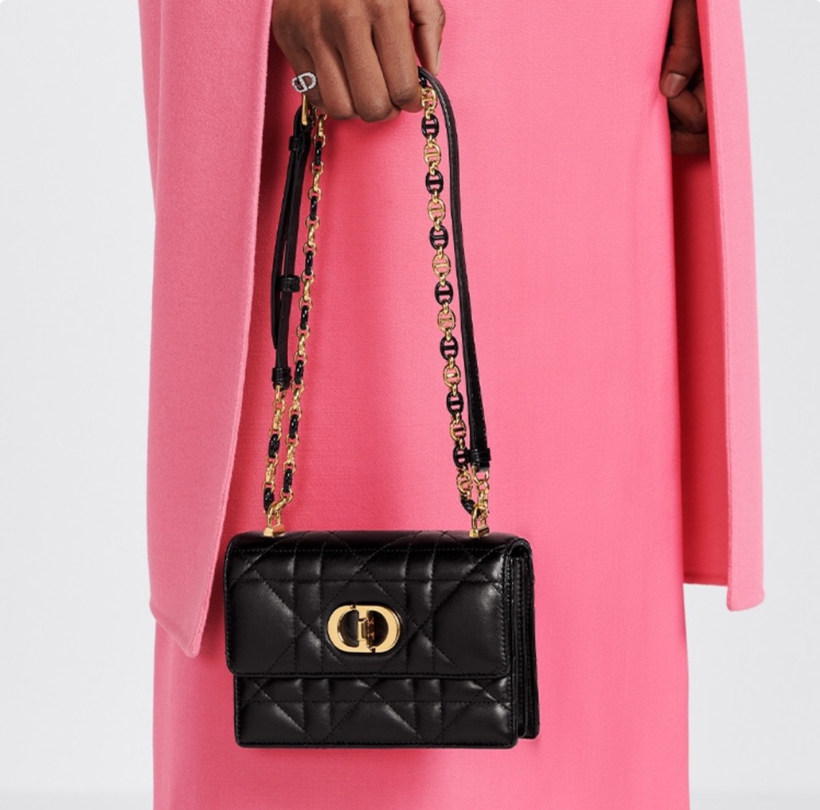 DIOR Miss Caro Leather Shoulder Bag(Replica)