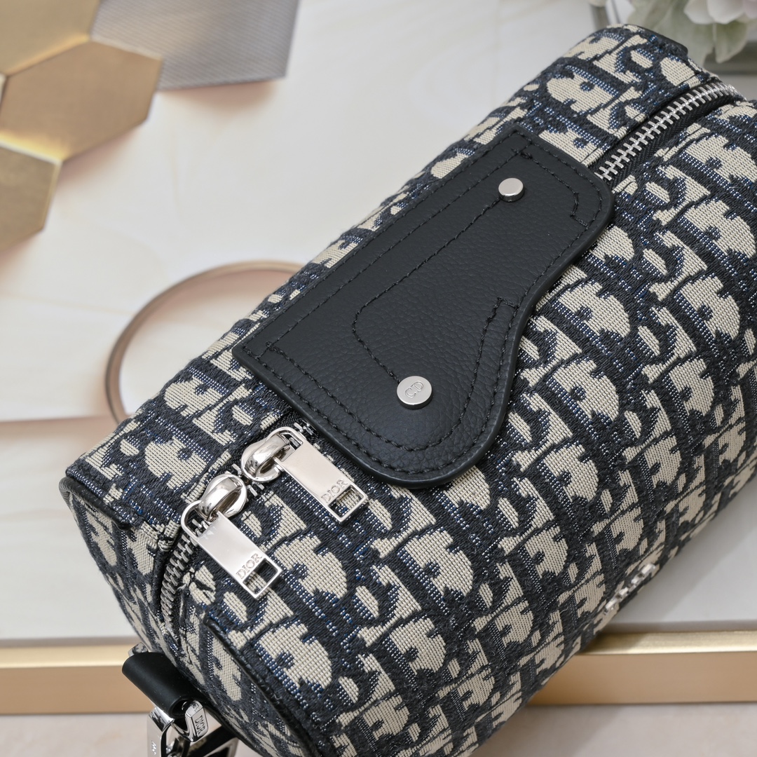 Dior Lingot Messenger Bag CD Diamond Shoulder Bag Handbag