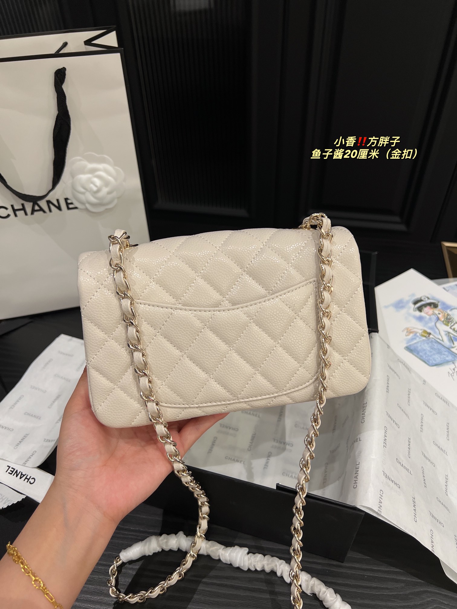 Chanel Shoulder Bag 017 DB071 20cm