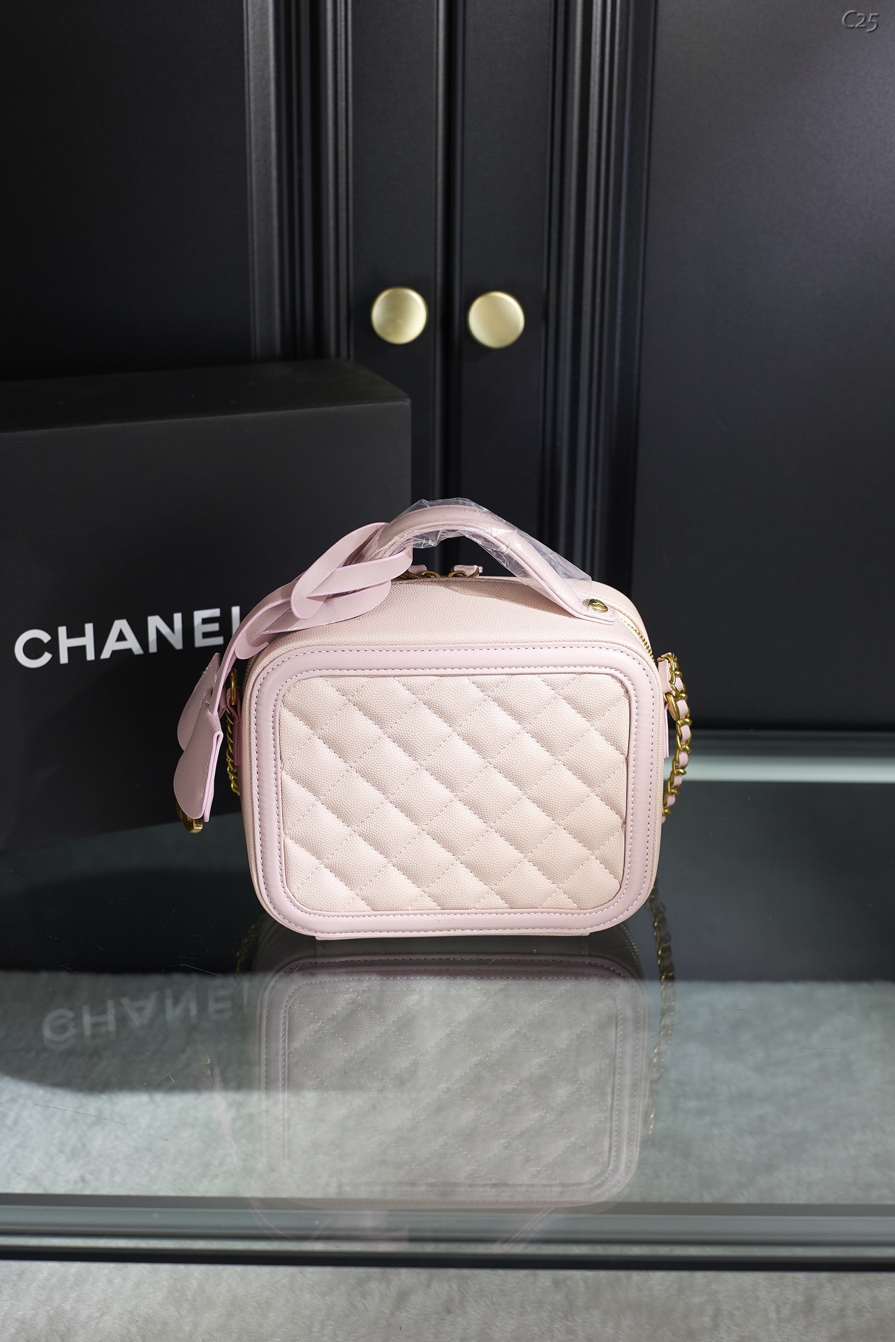 Chanel Case Bag Cosmetic Bag 008 DB571 18cm