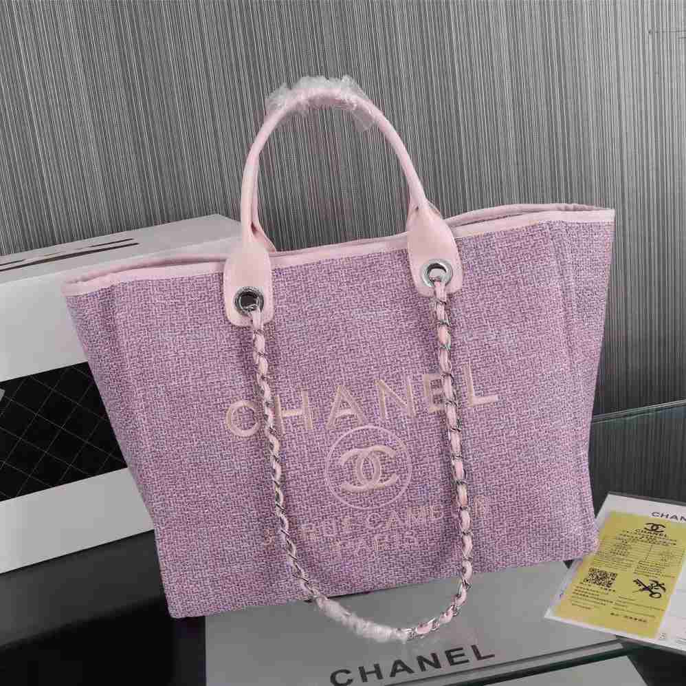 Chanel Tote Bag Canvas Totes Handbag (Replica)