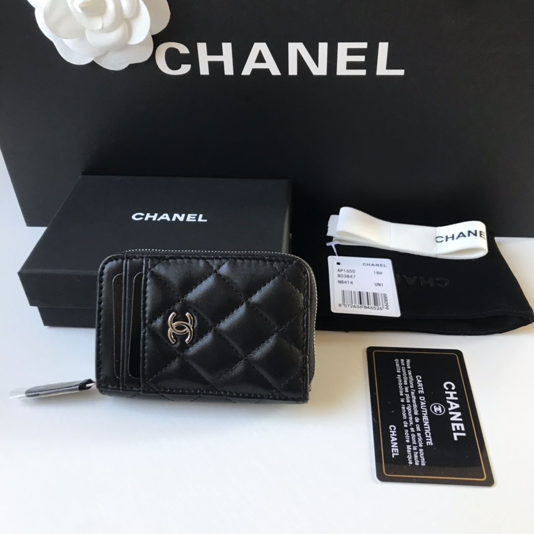 Chanel Zipper Wallet AP1650 LM031 11cm