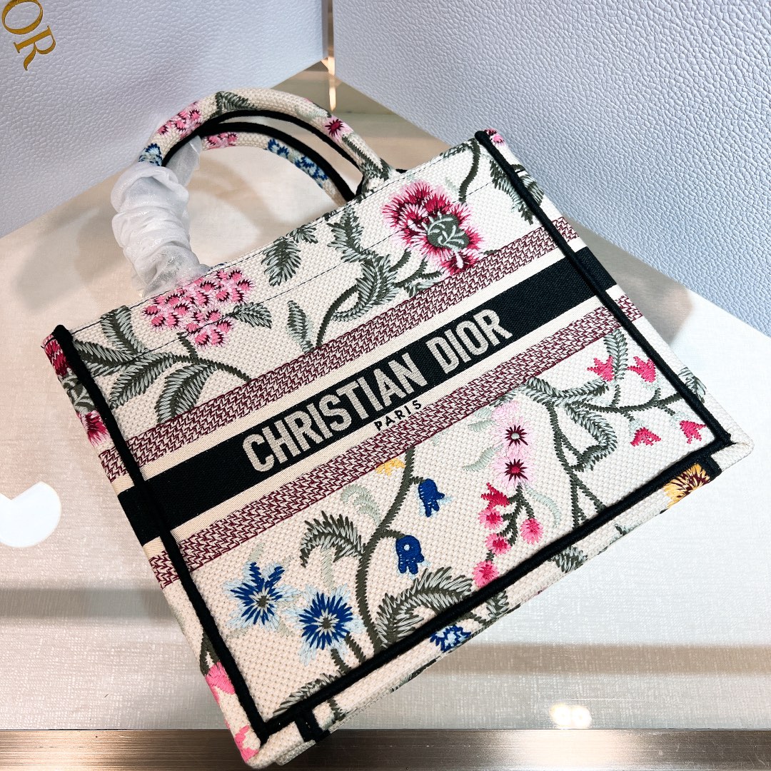 10A + top quality Small Dior Book Tote 1265 DLAM012 26.5cm