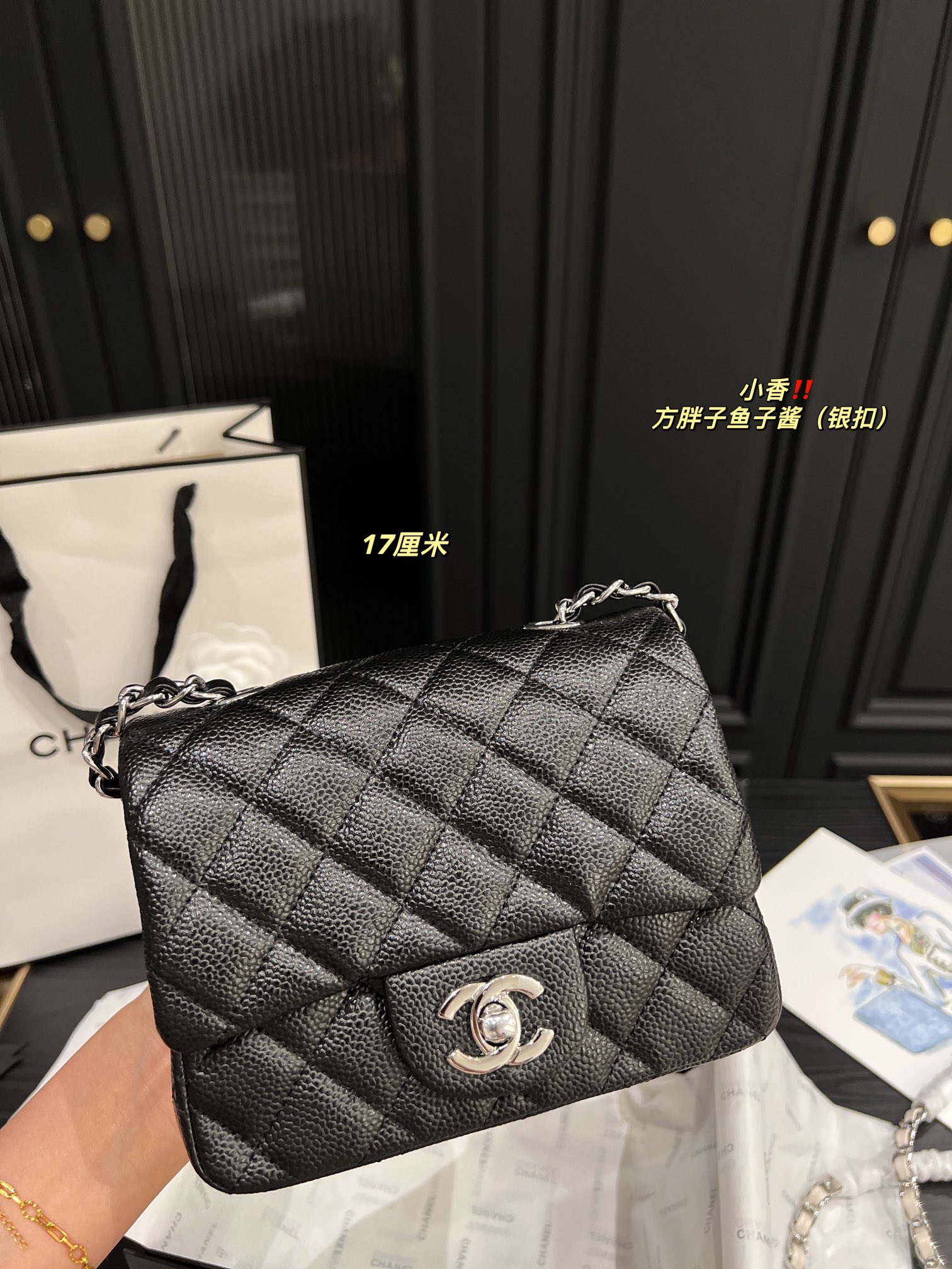 Chanel Shoulder Bag 017 DB071 17cm