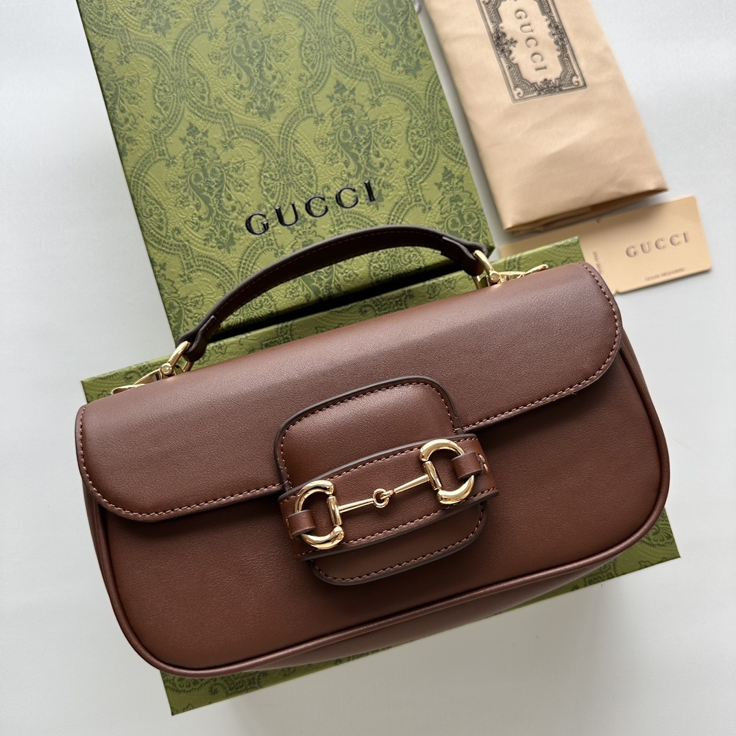 Gucci Horsebit Small Top Handle Bag 815206