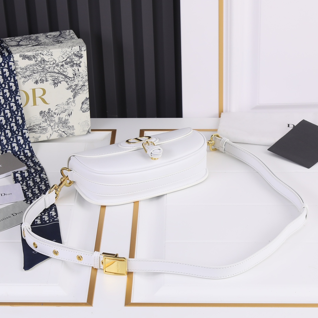 Dior Bobby East-West Bag White 2012 XM071 22cm