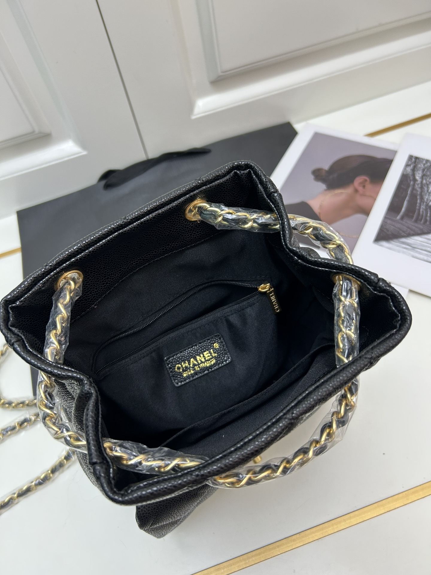 Chanel Cowhide Bucket Bag S3187