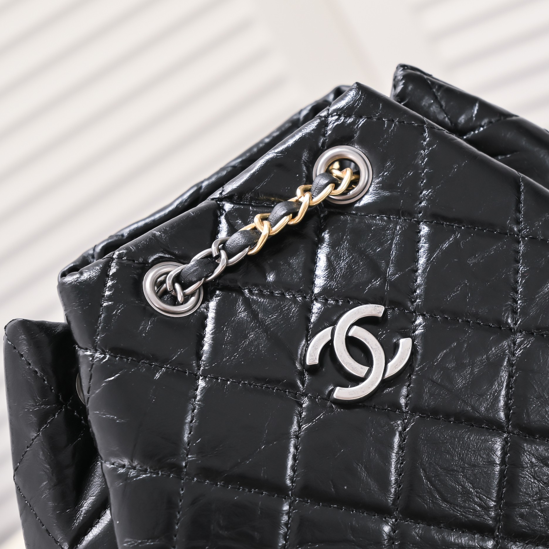 Chanel 17 Gabrielle Stray Backpack Shoulder Bag Handbag