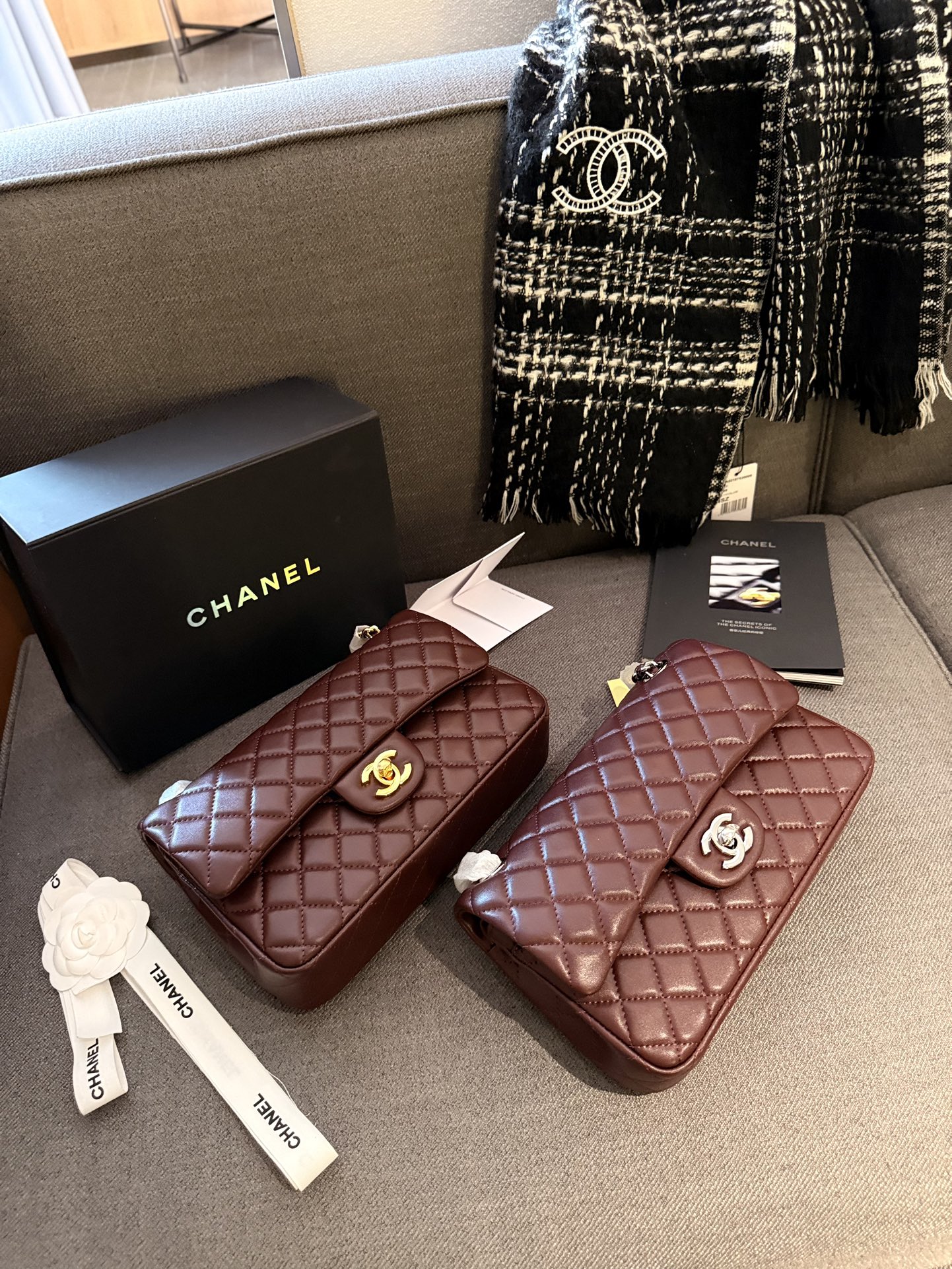 Chanel Classic Flap Bag Sheep 1112CF LLS091 23cm
