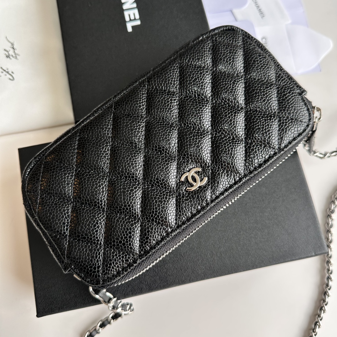 Chanel 50172 Black with silver LM521 20cm