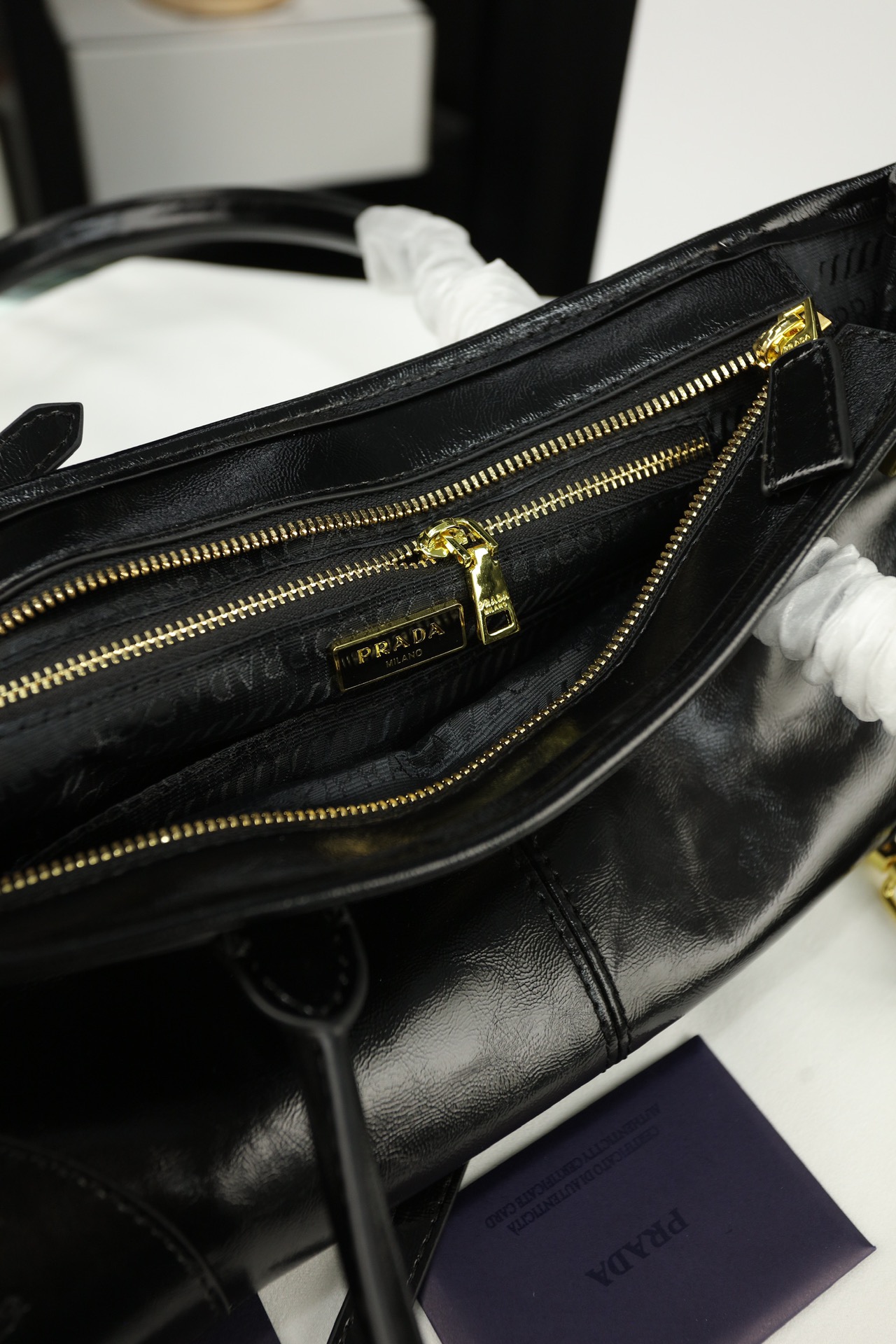 Prada Soft lux Tote 013 DB021532 32-38cm