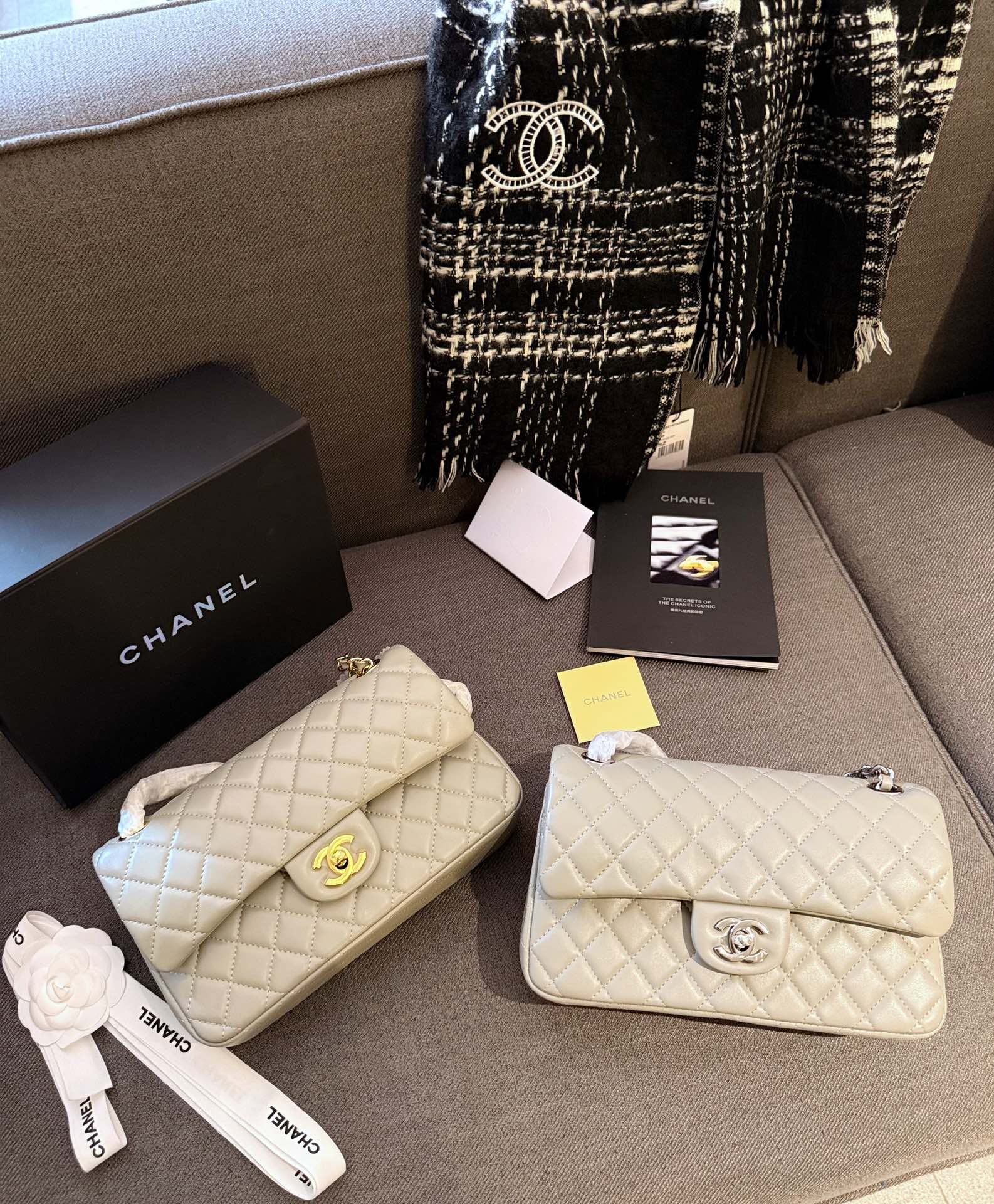 Chanel Classic Flap Bag Sheep 1112CF LLS091 23cm