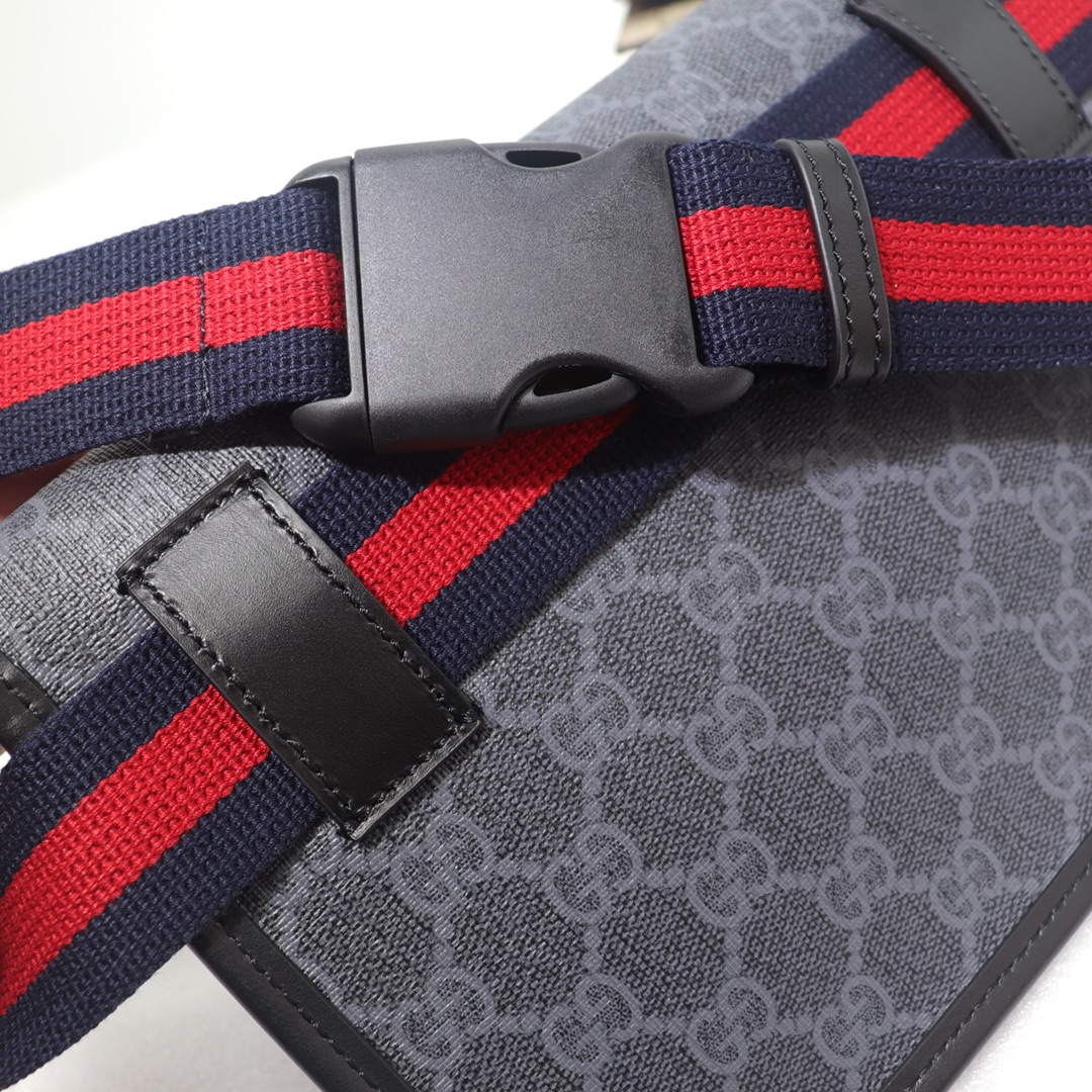 GG Black belt bag 598113