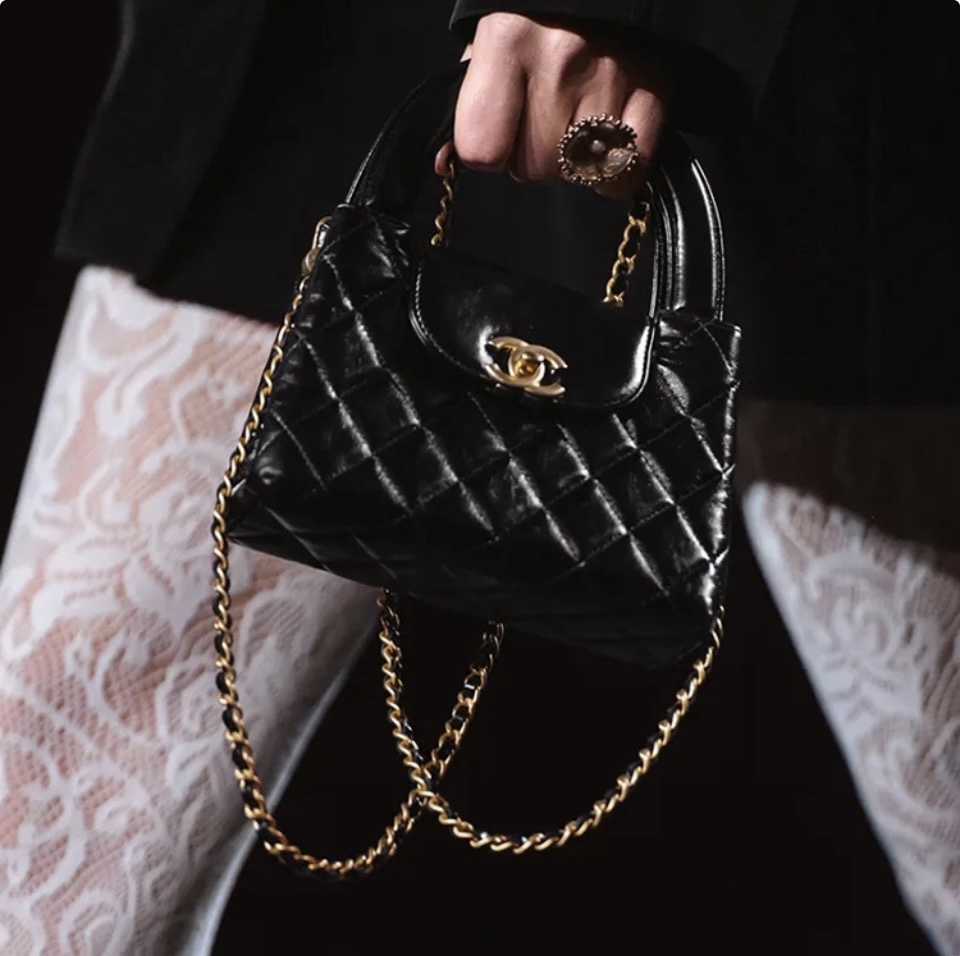 Chanel 23K Kelly Chain Handle Calfskin Handbag Shoulder Bag（Replica）