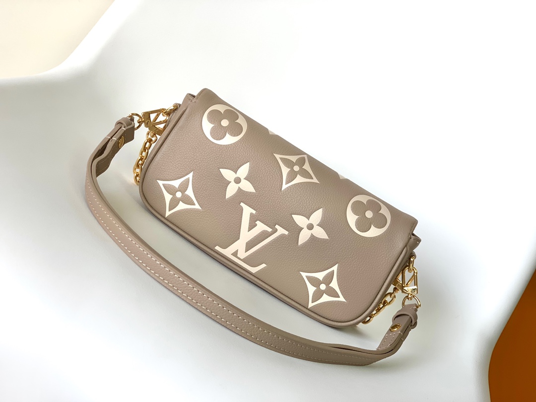 Louis Vuitton 10A Handbag Shoulder Bag Top Mirror Quality Version Wallet on Chain Ivy M82211