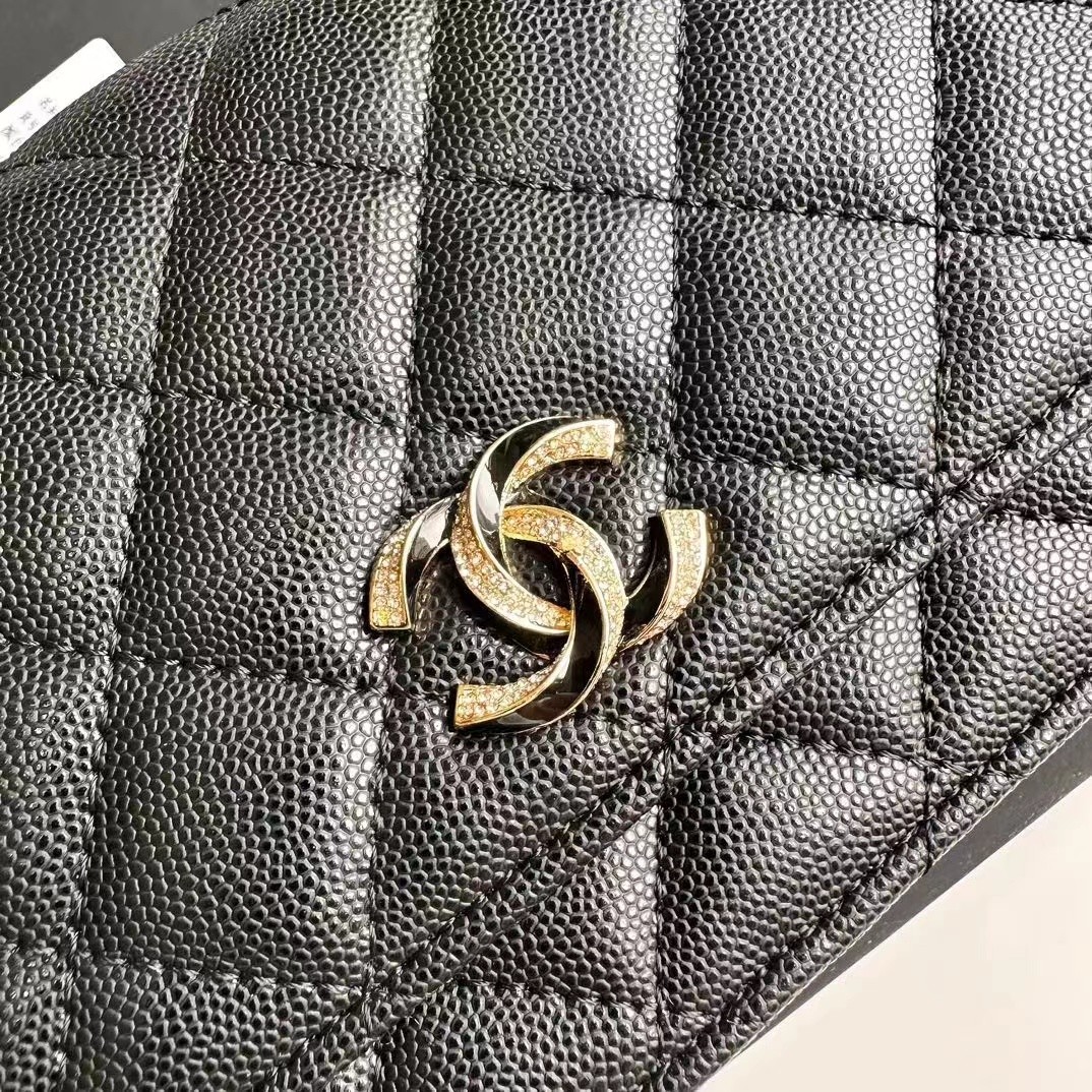 Chanel A33814 Black LM531 19cm