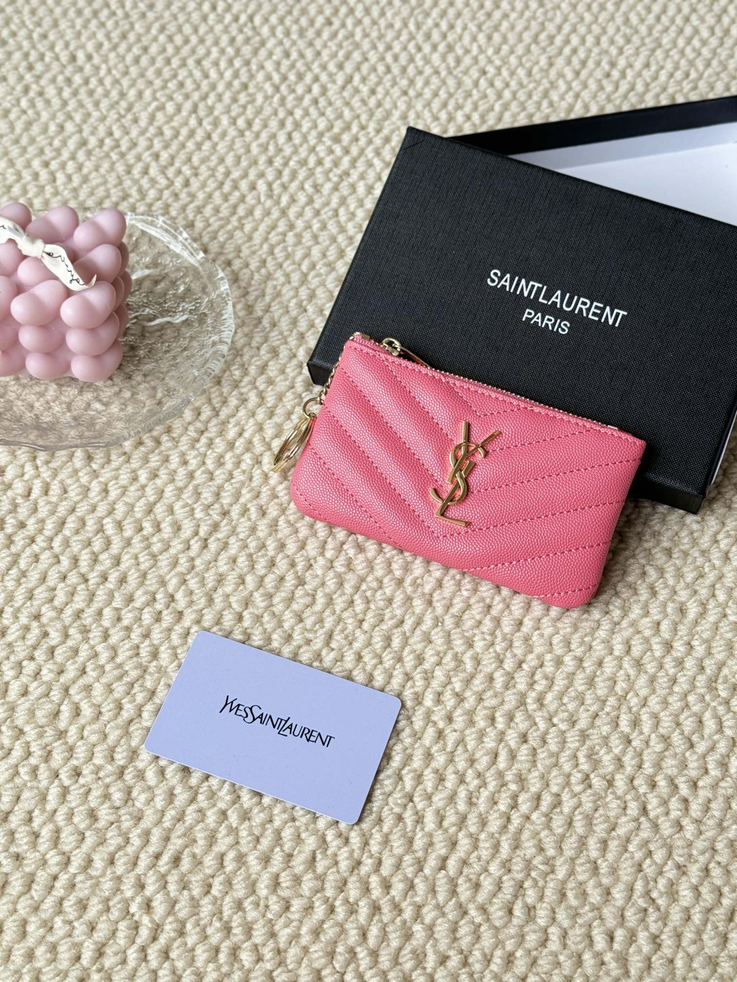 YSL Wallet 438386 LM06 13cm