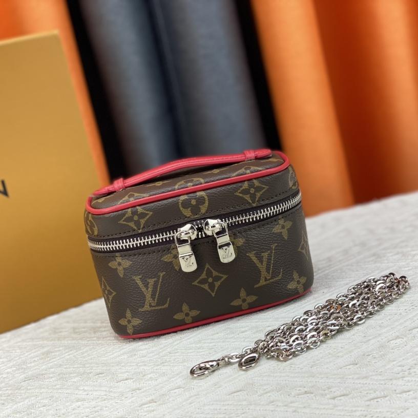 Louis Vuitton LV Nice Leather Cosmetic Bag Handbag M42265&M44495&M44936 Top quality (Replica)