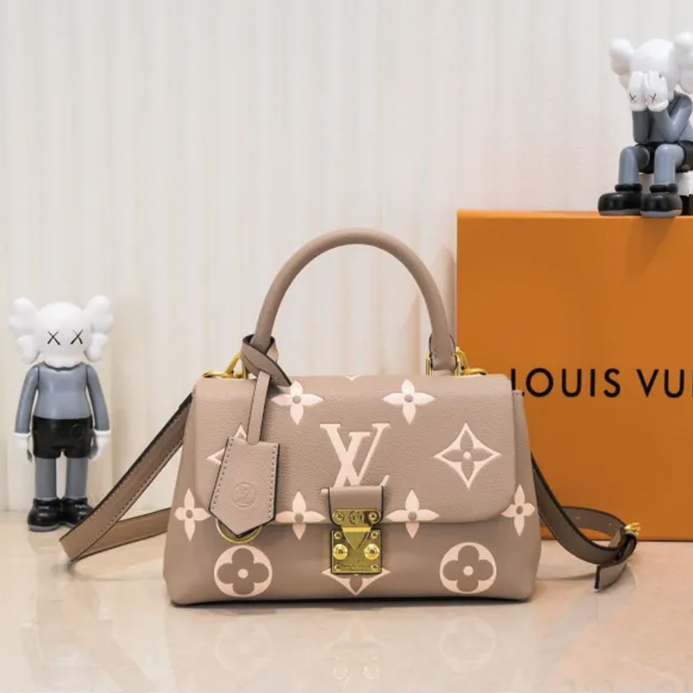 LV Madeleine Bag Grey color print M45976 XX061 24-30cm