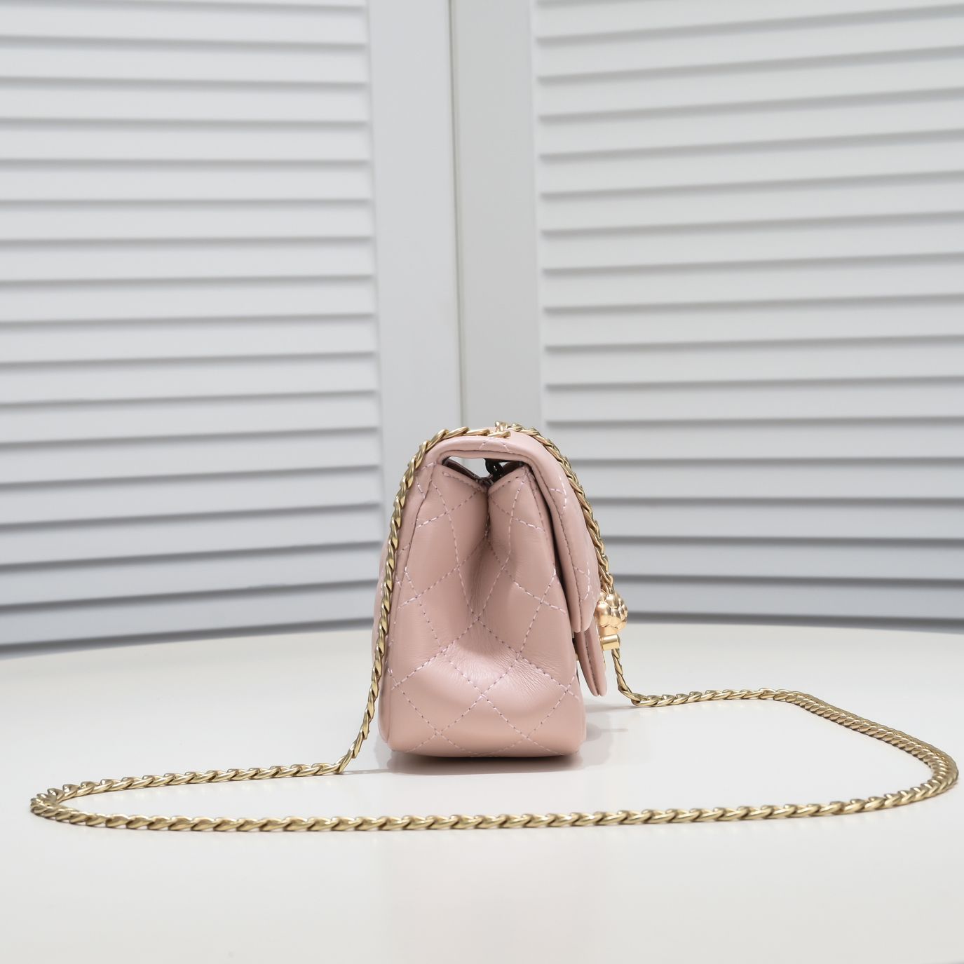 Chanel 23S Camellia Flower Adjustable Buckle Shoulder Bag Handbag