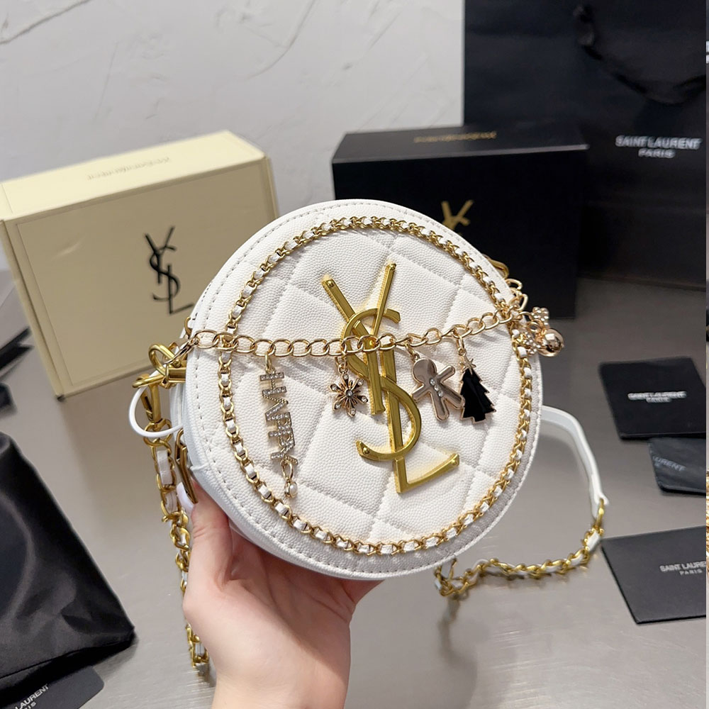 SAINT LAURENT YSL Vinyle Shoulder Bag(Replica)