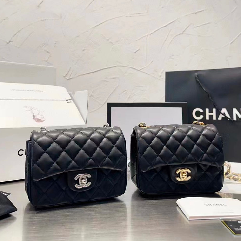 Chanel CF Bag Lambskin 17CM Shoulder Bag(Replica)