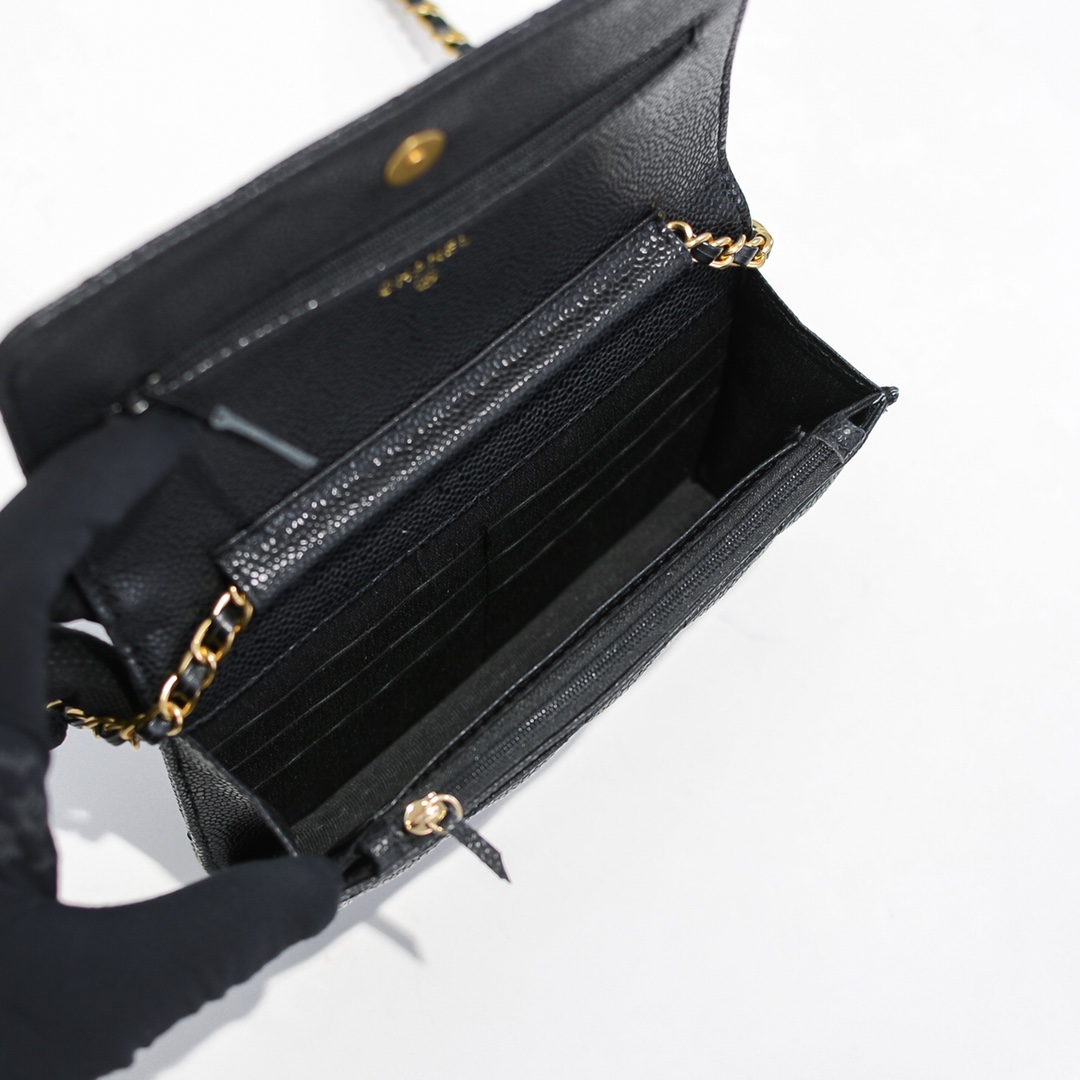 Chanel Woc Chain with Ball Pattern Shoulder Bag Handbag