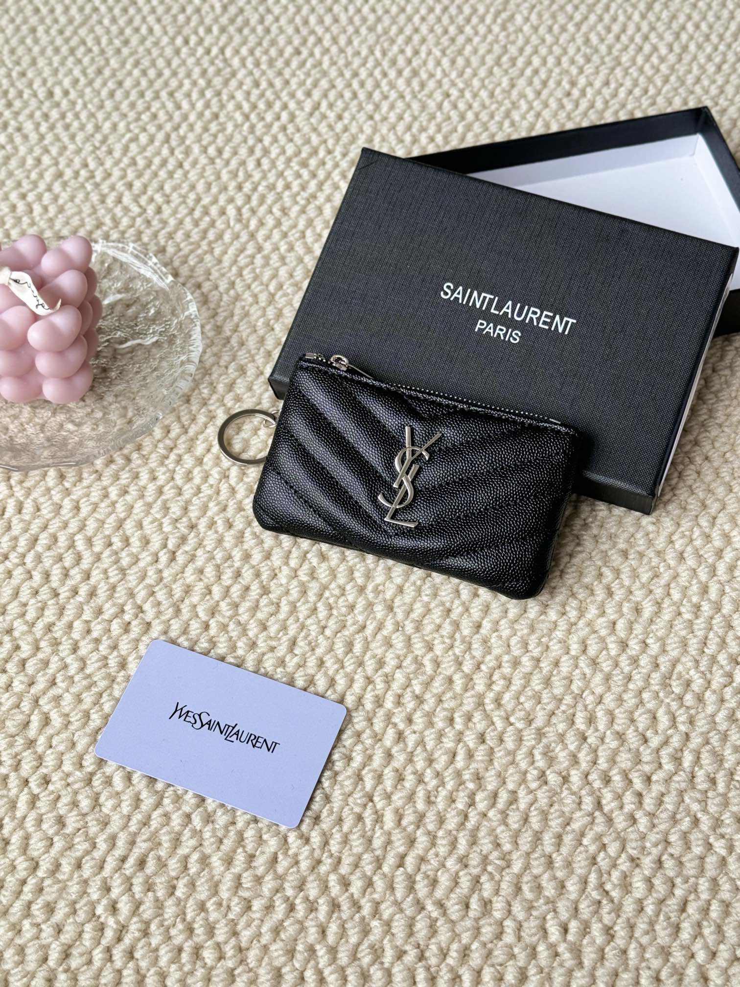 YSL Wallet 438386 LM06 13cm