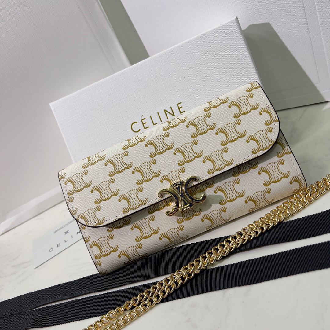 Celine CLAUDE Chain Bag 1961 LM59 19cm