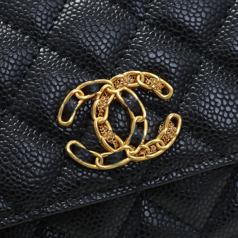Chanel Woc Chain with Ball Pattern Shoulder Bag Handbag