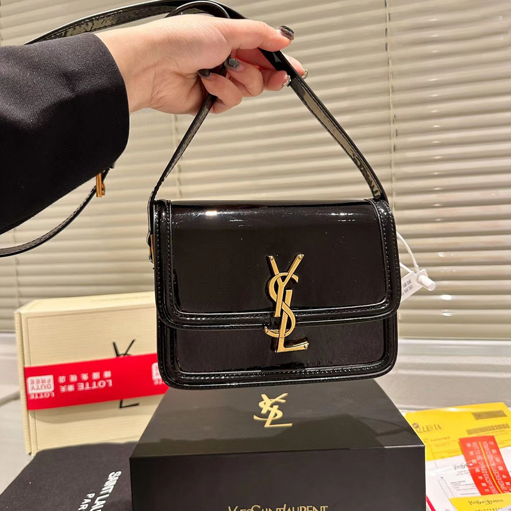 Saint Laurent YSL SOFLERINO Box Glossy Shoulder Bag (Replica)