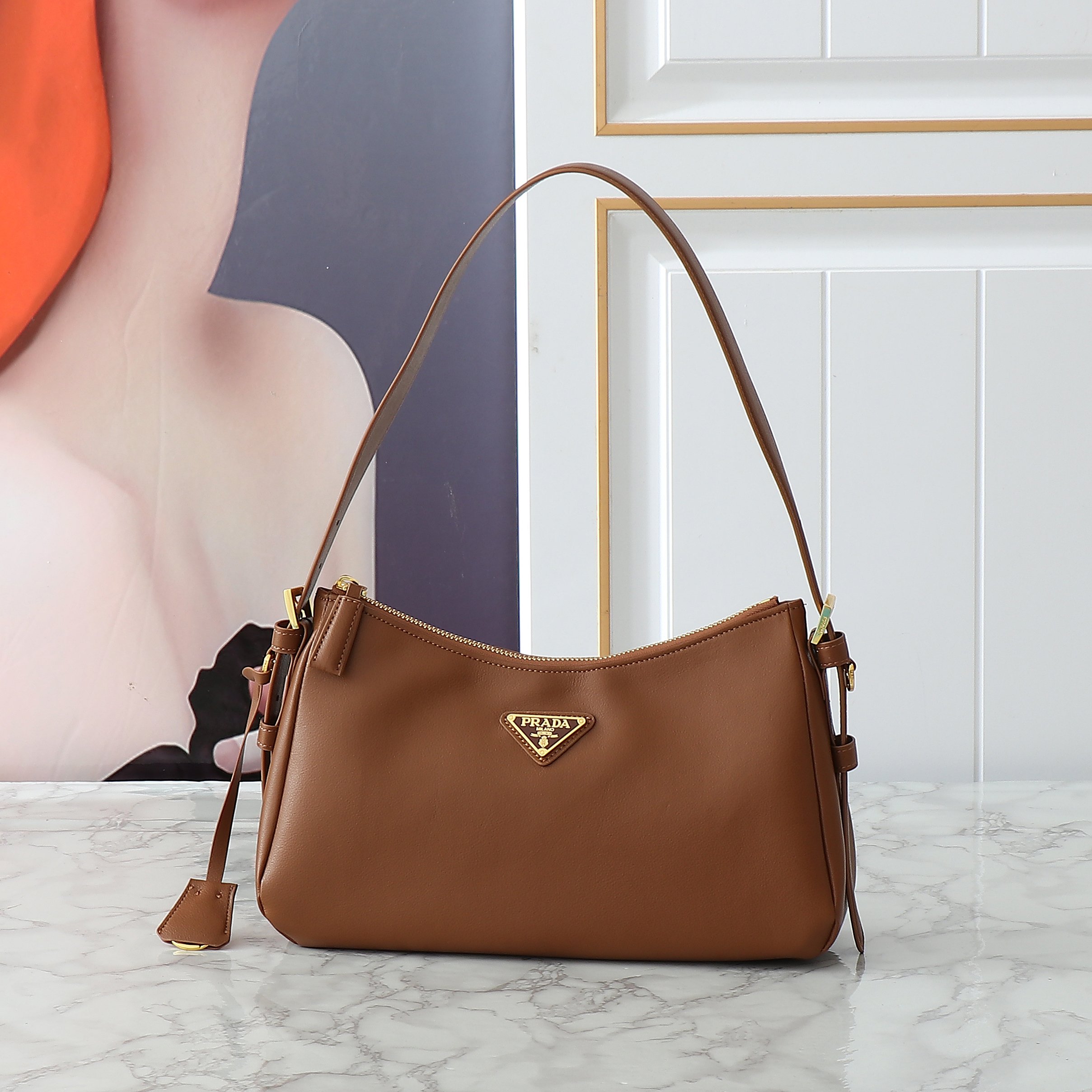 Prada Aimee Hobo Bag 1BC229 LM081 31cm