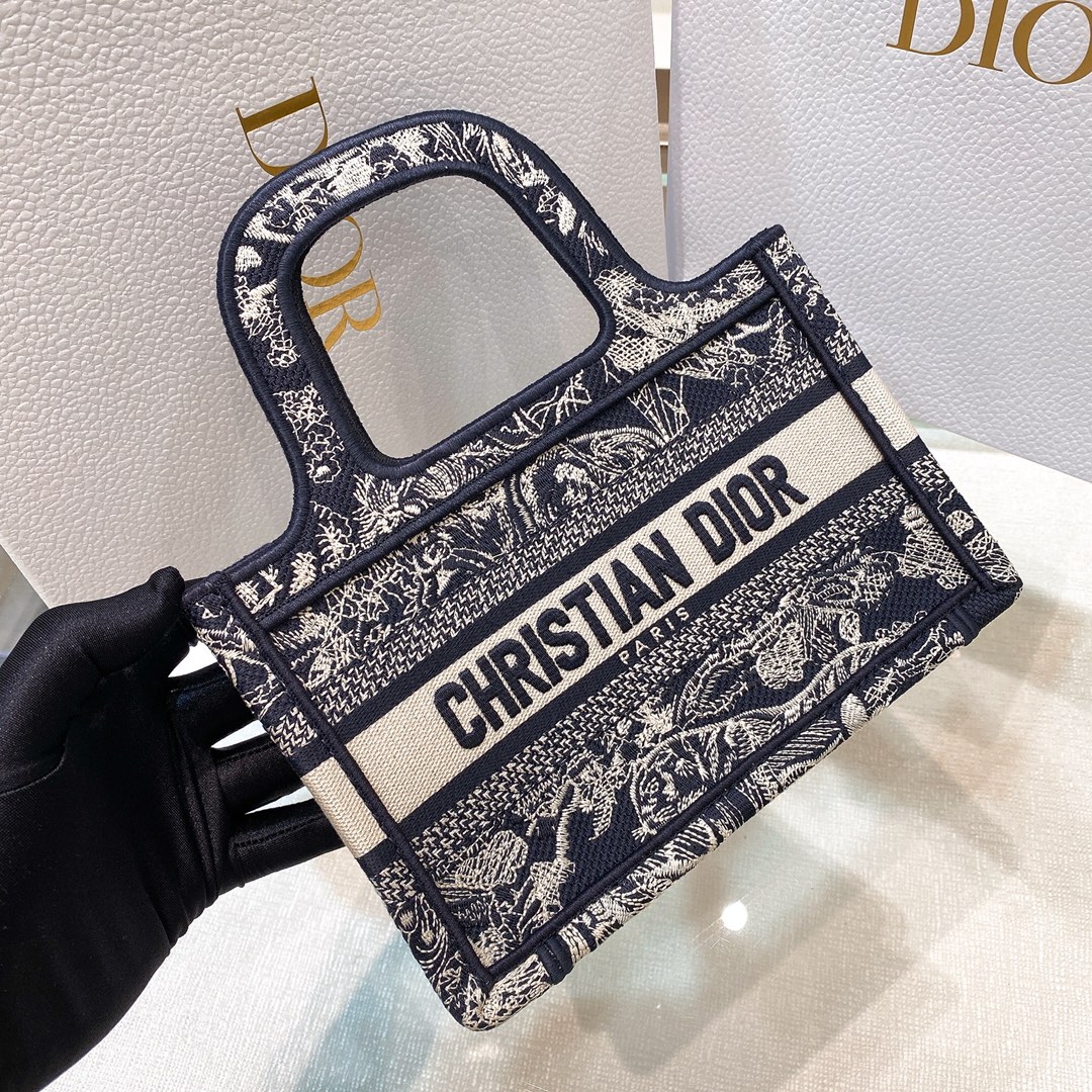 10A + top quality Mini Dior Book Tote 5475 DLAM041 22.5cm