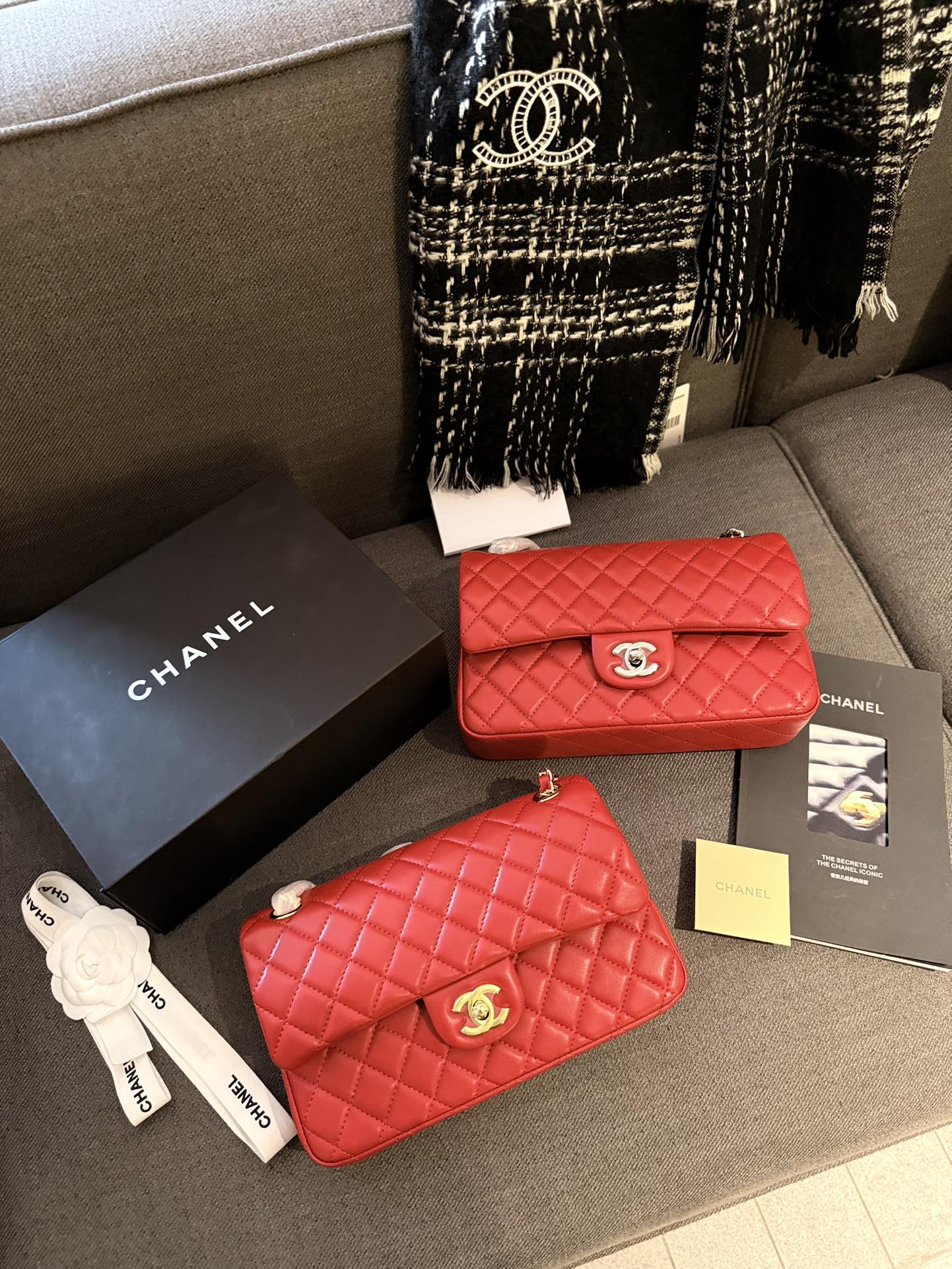 Chanel Classic Flap Bag Sheep 1112CF LLS091 23cm
