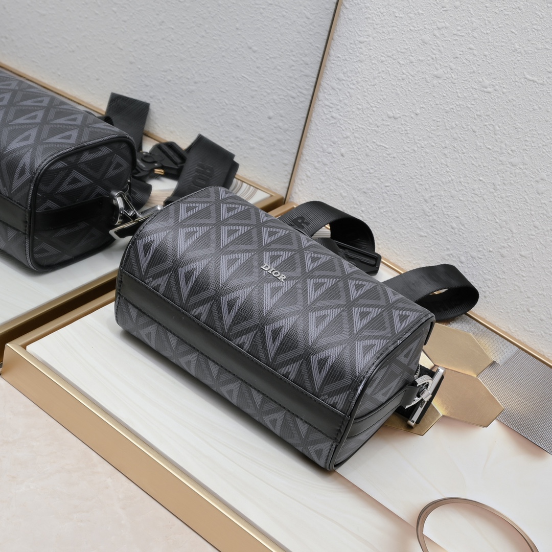 Dior Lingot Messenger Bag CD Diamond Shoulder Bag Handbag