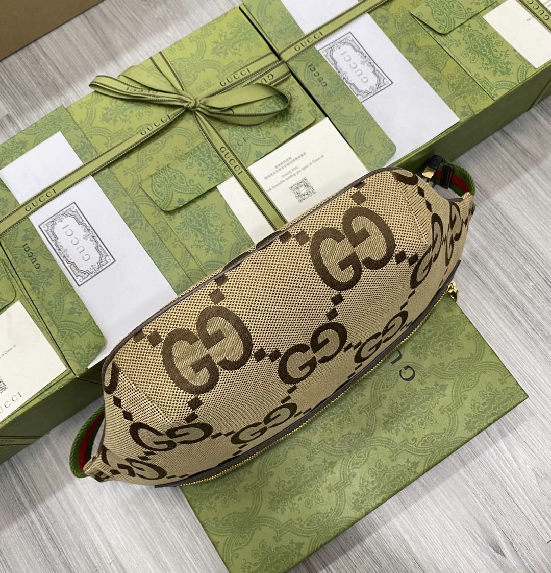 Gucci Canvas And leather Crossbody Shoulder Bag Belt Bag Bumbag (Replica)