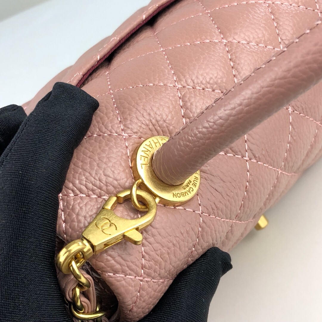 Chanel Pink Medium Shoulder Bag Handbag