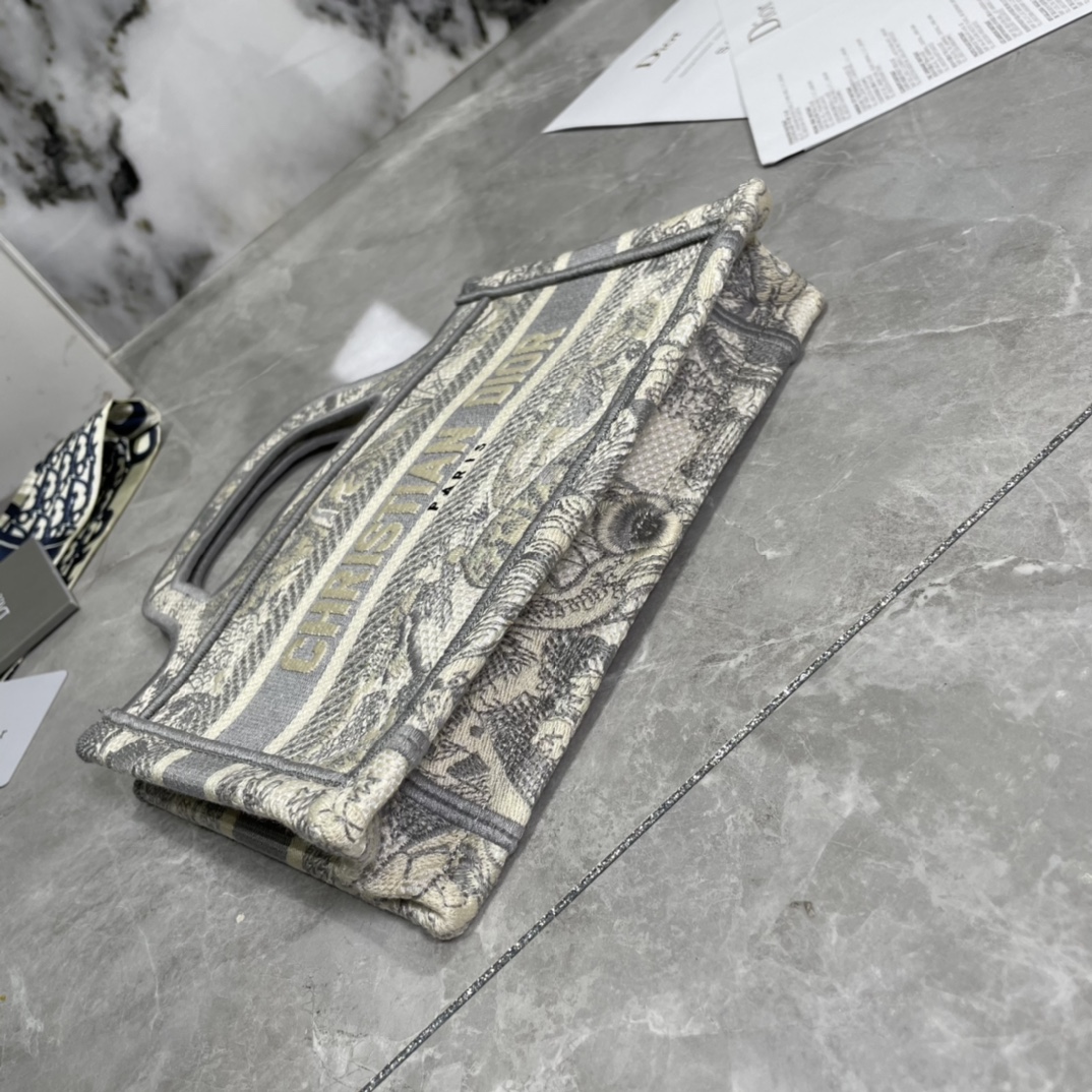 10A + top quality Mini Dior Book Tote 0175 XB041 23cm