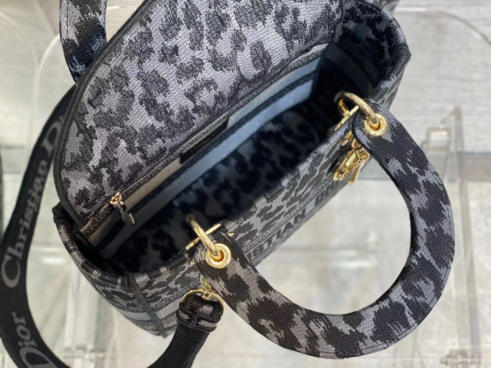 10A + top quality Dior Medium Lady D-Lite Bag 0812 LM003 24cm