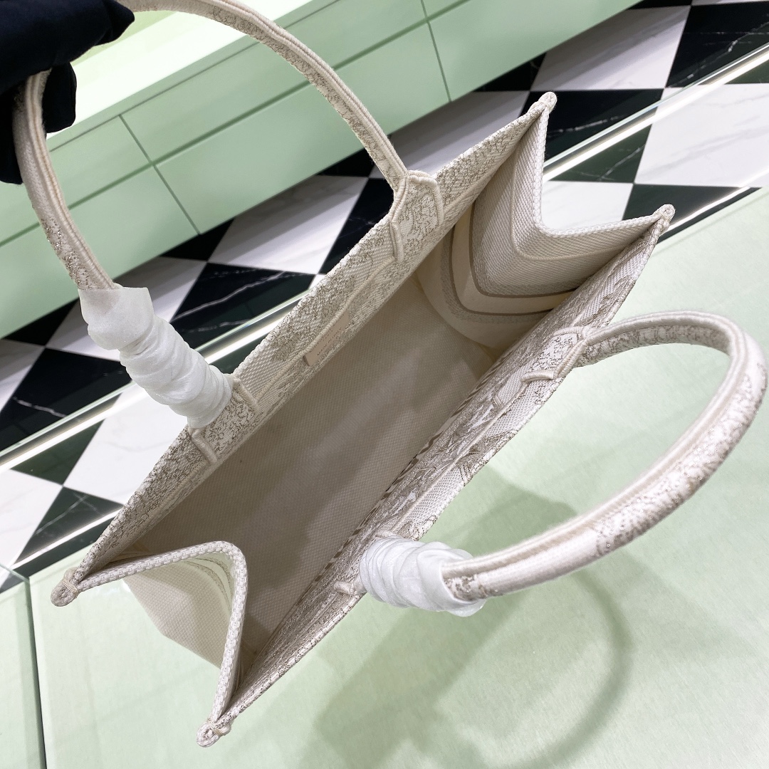 10A + top quality Medium Dior Book Tote 1296 DLAM022 36cm