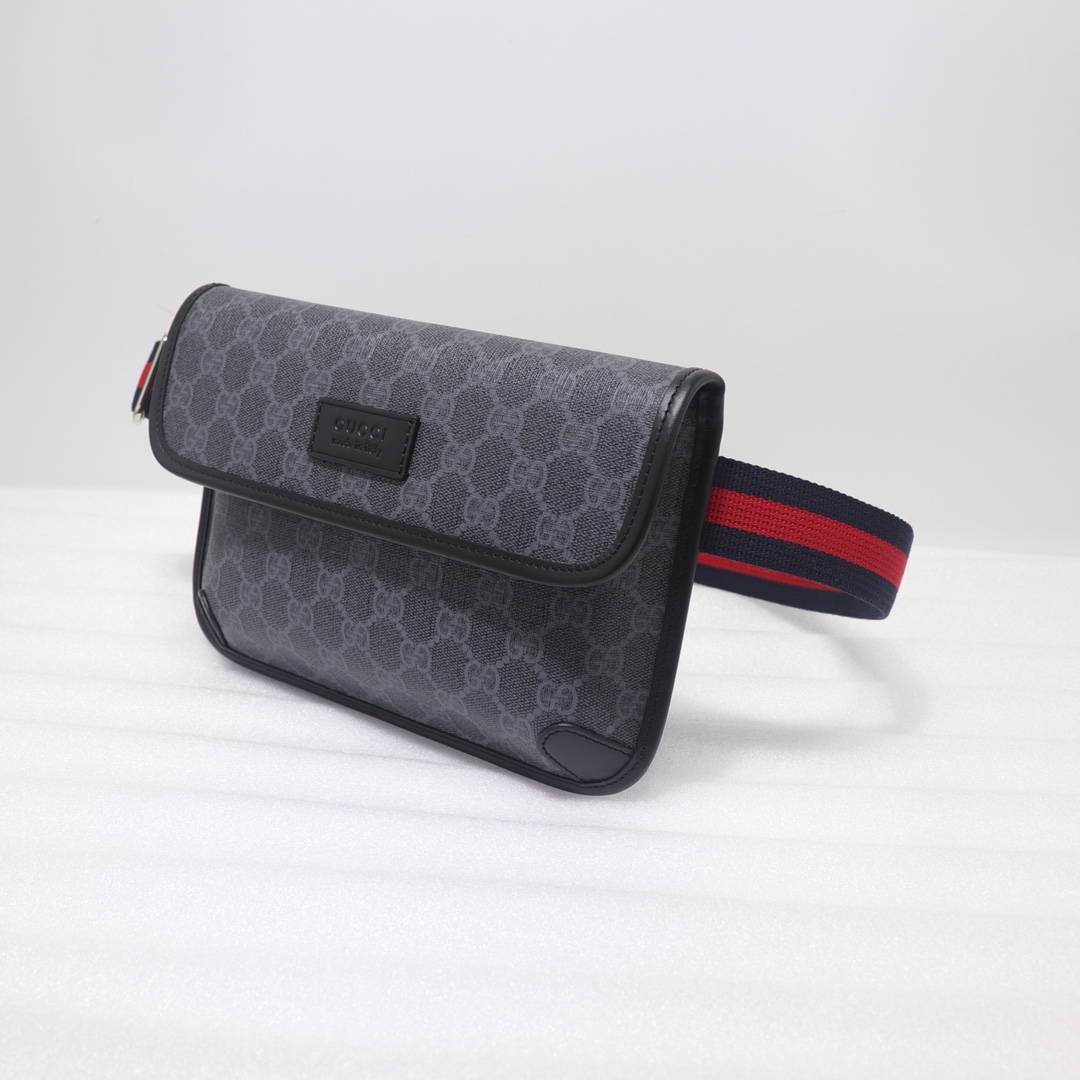 GG Black belt bag 598113