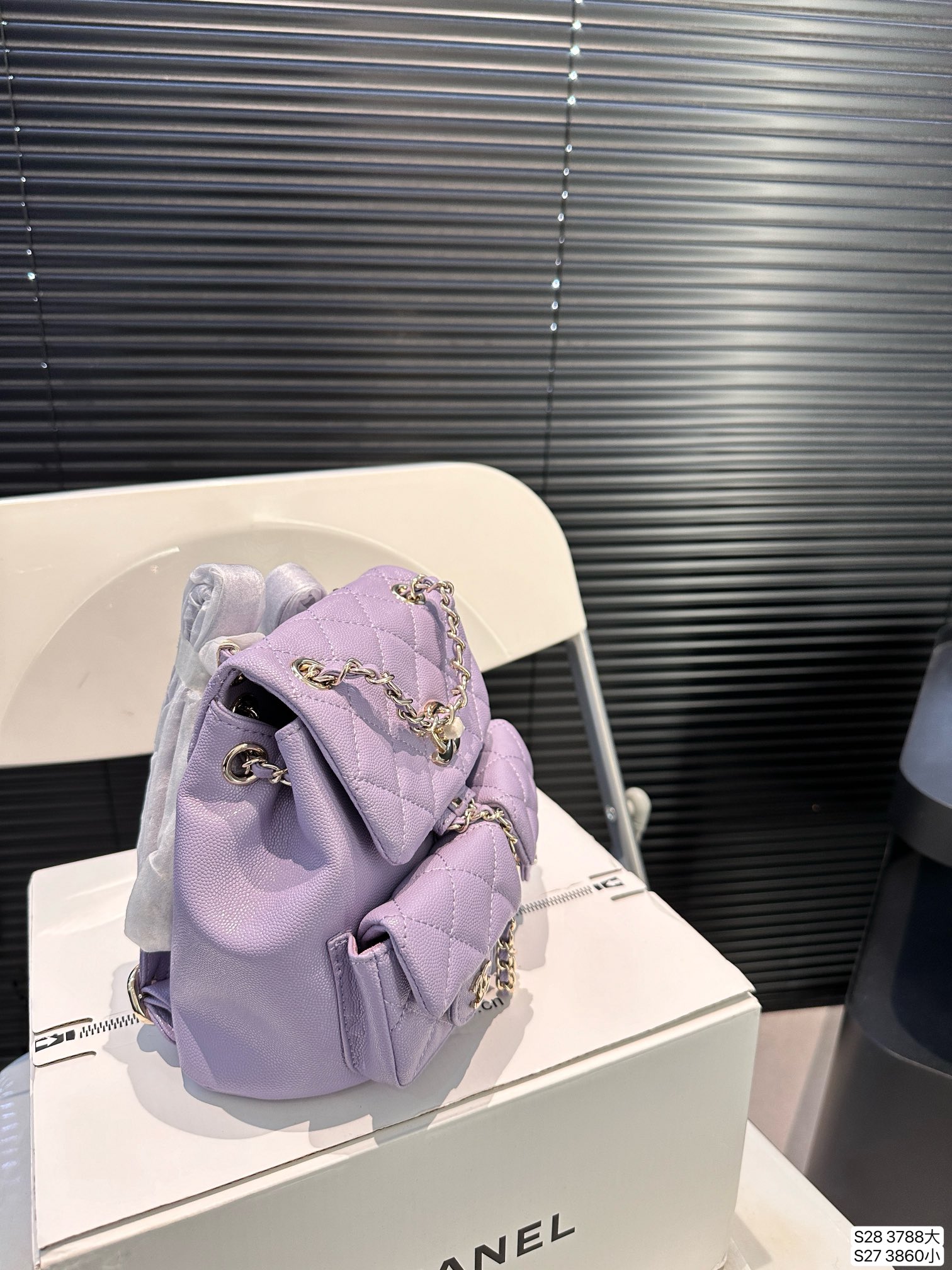 Chanel Backpack 3788 LLS002 17-20cm